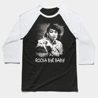 Retro Art Rocka Bye Baby Baseball T-Shirt